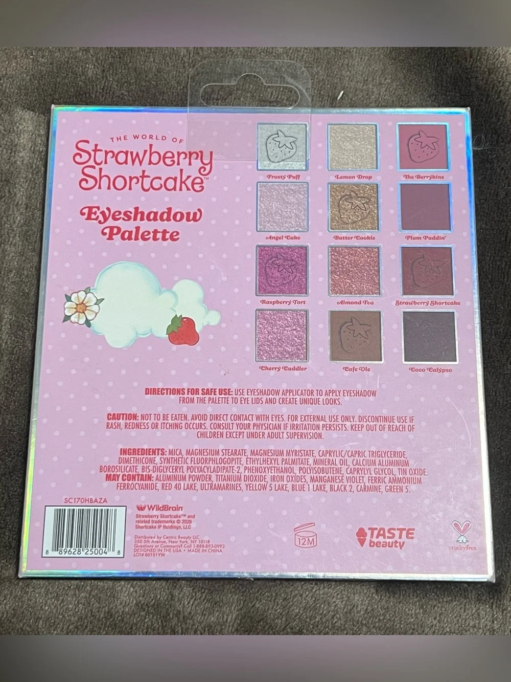 Strawberry Shortcake Pink Eyeshadow Palette